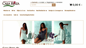 What Casa-roza.de website looked like in 2018 (5 years ago)