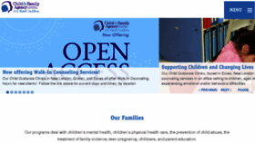 What Childandfamilyagency.org website looked like in 2018 (5 years ago)