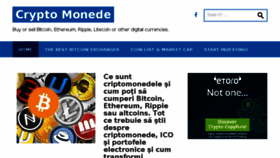 What Cryptomonede.com website looked like in 2018 (5 years ago)