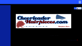 What Cheerleaderhairpieces.com website looked like in 2018 (5 years ago)