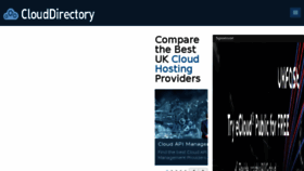 What Clouddir.co.uk website looked like in 2018 (5 years ago)