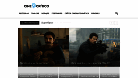 What Cinecritico.es website looked like in 2018 (5 years ago)