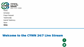 What Cywn.tv website looked like in 2018 (5 years ago)