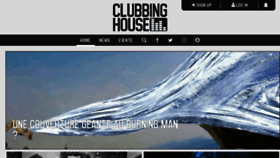 What Clubbinghouse.com website looked like in 2018 (5 years ago)