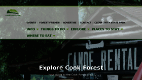 What Cookforest.com website looked like in 2018 (5 years ago)