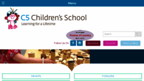 What C5children.org website looked like in 2018 (5 years ago)