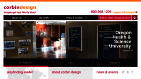 What Corbindesign.com website looked like in 2018 (5 years ago)