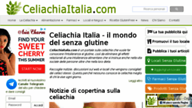 What Celiachiaitalia.com website looked like in 2018 (5 years ago)