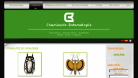 What Chaminade-entomologie.com website looked like in 2018 (5 years ago)
