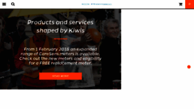 What Caresens.co.nz website looked like in 2018 (5 years ago)