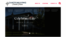 What Cantelmifuneralhome.com website looked like in 2018 (5 years ago)
