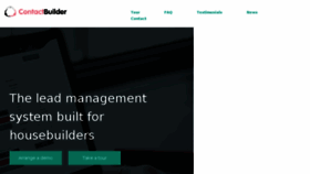 What Contact-builder.co.uk website looked like in 2018 (5 years ago)