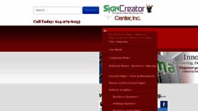 What Customsigncenter.com website looked like in 2018 (5 years ago)