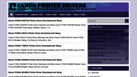 What Canon-printer-drivers.com website looked like in 2018 (5 years ago)