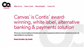 What Contiscanvas.com website looked like in 2018 (5 years ago)