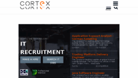 What Cortexitrecruitment.com website looked like in 2018 (5 years ago)