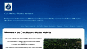 What Corkharbourmarina.ie website looked like in 2018 (5 years ago)