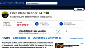 What Chessbase-reader.software.informer.com website looked like in 2018 (5 years ago)