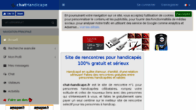 What Chat-handicape.fr website looked like in 2018 (5 years ago)