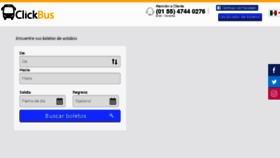 What Clickbus.com.mx website looked like in 2018 (7 years ago)