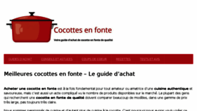 What Cocottes-en-fonte.com website looked like in 2018 (5 years ago)