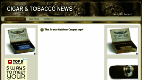 What Cigarsnewzealand.com website looked like in 2018 (5 years ago)