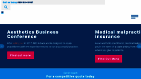 What Cosmetic-insurance.com website looked like in 2018 (5 years ago)