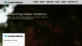 What Careernaksha.com website looked like in 2018 (5 years ago)