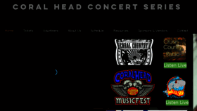 What Coralheadmusicfest.com website looked like in 2018 (5 years ago)