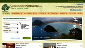 What Casasruralesguipuzcoa.com website looked like in 2018 (5 years ago)