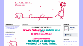 What Caravanefaubourg.fr website looked like in 2018 (5 years ago)