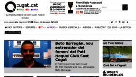 What Cugat.cat website looked like in 2018 (5 years ago)