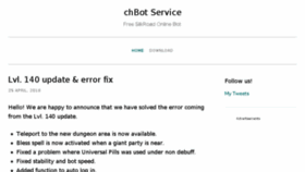 What Chbot.wordpress.com website looked like in 2018 (5 years ago)