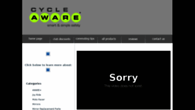 What Cycleaware.com website looked like in 2018 (5 years ago)