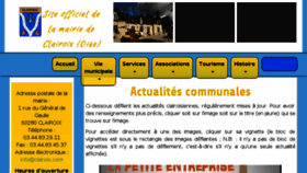 What Clairoix.fr website looked like in 2018 (5 years ago)