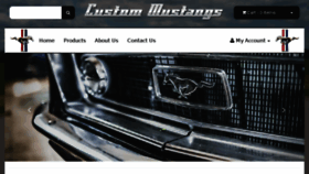 What Custommustangs.com.au website looked like in 2018 (5 years ago)