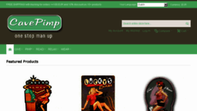 What Cavepimp.com website looked like in 2018 (5 years ago)