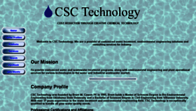 What Csctechnology.com website looked like in 2018 (5 years ago)