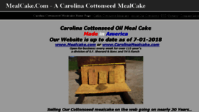 What Carolinamealcake.com website looked like in 2018 (5 years ago)