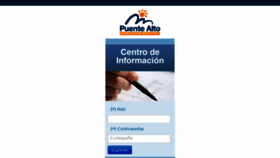 What Cinfo.cmpuentealto.cl website looked like in 2018 (5 years ago)