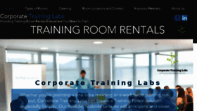 What Corporatetraininglabs.com website looked like in 2018 (5 years ago)