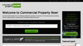 What Commercialpropertyonline.co.uk website looked like in 2018 (5 years ago)