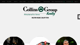 What Collinsgrouprealty.com website looked like in 2018 (5 years ago)