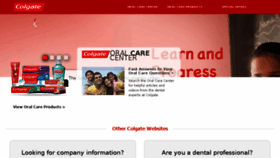 What Colgate.co.in website looked like in 2018 (5 years ago)