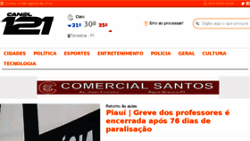 What Canal121.com.br website looked like in 2018 (5 years ago)