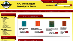 What Cpdwineliquor.com website looked like in 2018 (5 years ago)