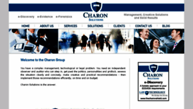 What Charonsolutions.com website looked like in 2018 (5 years ago)