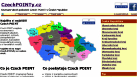 What Czechpointy.cz website looked like in 2018 (5 years ago)