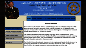 What Carolinesheriff.org website looked like in 2018 (5 years ago)