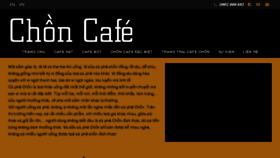 What Choncafe.com website looked like in 2018 (5 years ago)